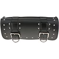 Bolsa Estuche Almacenaje de Herramienta Cuero Artificial Negro para Motos Harley